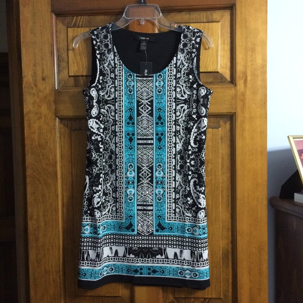 NWT * Style & co. Dress - ? Over a Long Sleeve T with Black Leggings?!
